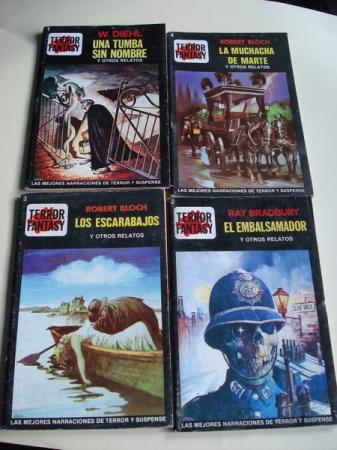 LOTE Nmeros 1 - 2 - 3 - 4 de la Coleccin Terror Fantasy (Editorial Edipint, S. A.). 