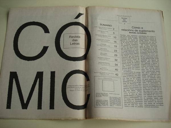 CMIC. REVISTA DAS LETRAS (EL CORREO GALLEGO). 5 DE AGOSTO DE 1993