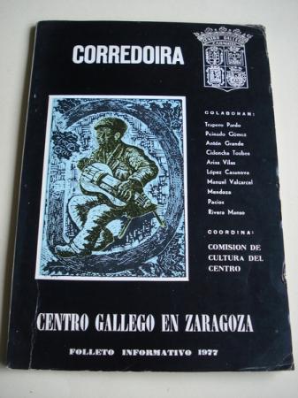 CORREDOIRA. Centro Gallego de Zaragoza. Folleto informativo, 1977
