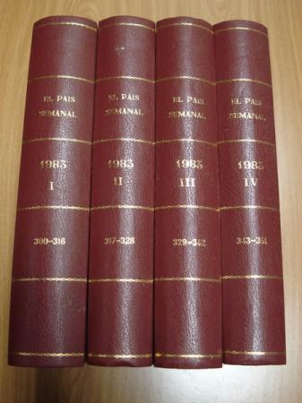 EL PAS SEMANAL. 1982 (Encuadernado en 4 tomos). Tomo I: Nmeros 248 a 263 / Tomo II: Nmeros 264 a 276 / Tomo III: Nmeros 277 a 290 / Tomo IV: Nmeros 291 a 299