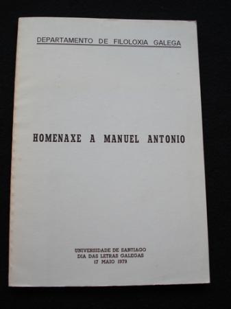 Departamento de Filoloxa Galega. Homenaxe a Manuel Antonio