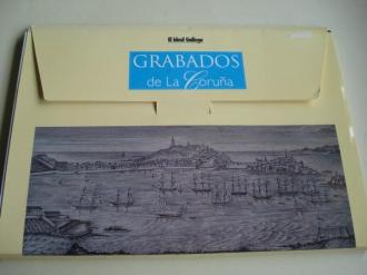 Grabados de La Corua. 50 gravados en color e B/N 32 x 21,5 cm en carpeta - Ver os detalles do produto
