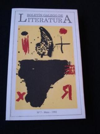 Boletn Galego de Literatura. N 7- Maio1992 - Ver os detalles do produto