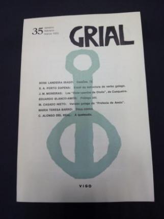 GRIAL. Revista Galega de Cultura. Nmero 35. Xaneiro, febreiro, marzo 1972 - Ver os detalles do produto