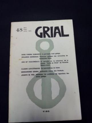 GRIAL. Revista Galega de Cultura. Nmero 48. Abril, maio, xuo, 1975 (Obra de teatro de Bernardino Graa: Sinfarainn contra do Perfeuto) - Ver os detalles do produto