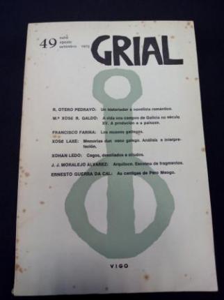 GRIAL. Revista Galega de Cultura. Nmero 49. Xullo, agosto, setembro 1975 - Ver os detalles do produto