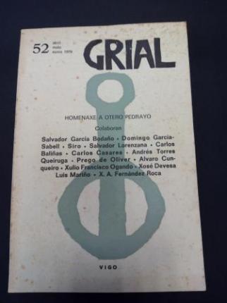 GRIAL. Revista Galega de Cultura. Nmero 52. Abril, maio, xuo, 1976. HOMENAXE A OTERO PEDRAYO - Ver os detalles do produto