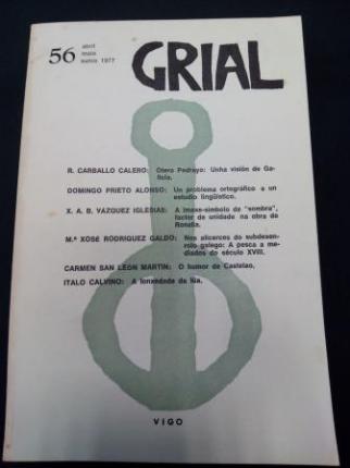 GRIAL. Revista Galega de Cultura. Nmero 56. Abril, maio, xuo, 1977 - Ver os detalles do produto
