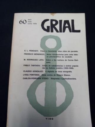 GRIAL. Revista Galega de Cultura. Nmero 60. Abril, maio, xuo, 1978 - Ver os detalles do produto