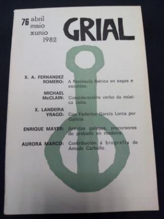 GRIAL. Revista Galega de Cultura. Nmero 76. Abril, maio, xuo, 1982 - Ver os detalles do produto
