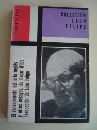 El renacimiento del arte ingls y otros ensayos, de Oscar Wilde. Traduccin de Len Felipe - Ver os detalles do produto