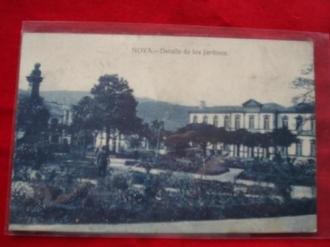 Tarxeta postal: Noia (Noya) - Detalles dos Xardns de Felipe de Castro. 1920 - Ver os detalles do produto