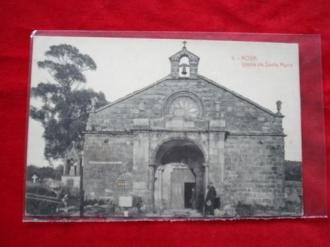 Tarxeta postal: Noia (Noya) - Igrexa de Santa Mara a Nova. 1920 - Ver os detalles do produto