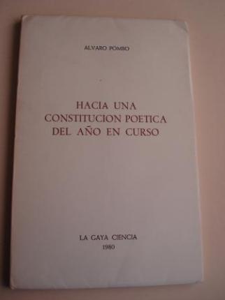 Hacia una constitucin potica del ao en curso - Ver os detalles do produto