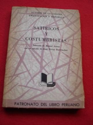 Satricos y costumbristas. Autores de la colonia, emancipacin y repblica - Ver os detalles do produto