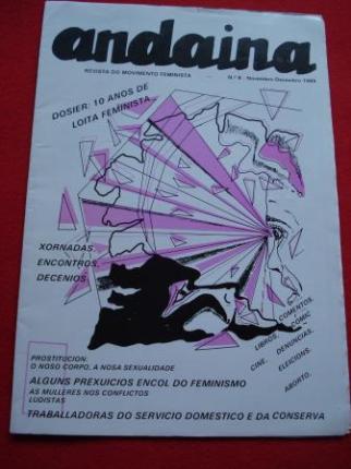 ANDAINA. Revista do Movimento Feminista. 1 poca. N 8. Novembro-Decembro 1985 - Ver os detalles do produto