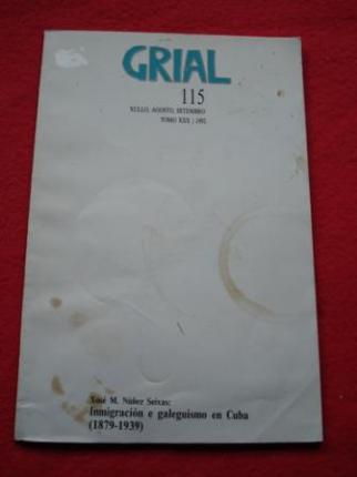 Revista GRIAL n 115. Inmigracin e galeguismo en Cuba (1879-1939) - Ver os detalles do produto