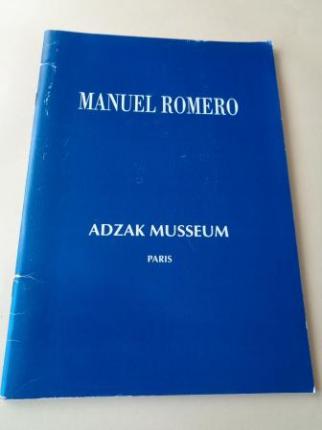 MANUEL ROMERO. Catlogo ADZAK MUSSEUM, Pars - Ver os detalles do produto