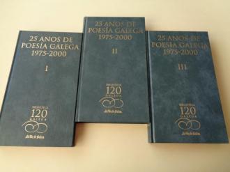 25 anos de poesa galega 1975-2000. 3 tomos - Ver os detalles do produto