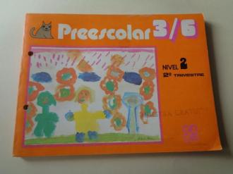 Preescolar 3/6. Nivel 2 . 2 Trimestre - Fichas para alumnado (Editorial Cincel, 1981) - Ver os detalles do produto