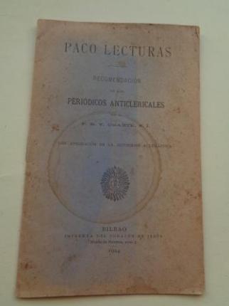 Paco Lecturas. Recomendacin de los Peridicos Anticlericales - Ver os detalles do produto
