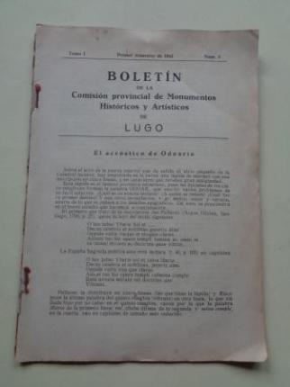 Boletn de la Comisin Provincial de Monumentos Histricos y Artsticos de Lugo. N 5, Primer trimestre de 1943 - Ver os detalles do produto
