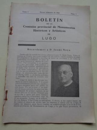 Boletn de la Comisin Provincial de Monumentos Histricos y Artsticos de Lugo. N 7, Tercer trimestre de 1943 - Ver os detalles do produto