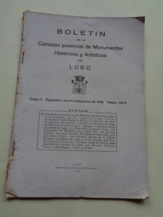 Boletn de la Comisin Provincial de Monumentos Histricos y Artsticos de Lugo. Nmeros 10-11, Segundo y tercer trimestre de 1944 - Ver os detalles do produto