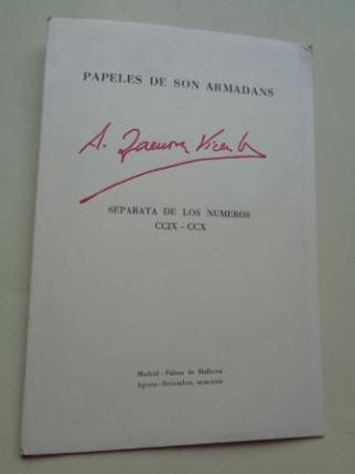 Alonso Zamora y la cultura galaico-portuguesa. Papeles de Son Armadans. Separata de los nmeros CCIX-CCX, 1973 - Ver os detalles do produto