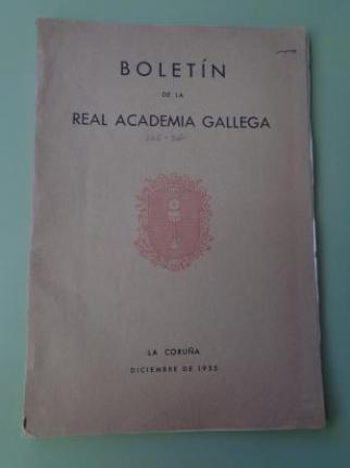 Boletn de la Real Academia Gallega. Tomo XXVI. Nmeros 305 a 308. A Corua, Decembro, 1955 - Ver os detalles do produto