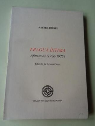 Fragua ntima. Aforismos (1926-1975) - Ver os detalles do produto