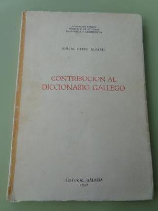 Contribucin al diccionario gallego (1967) - Ver os detalles do produto