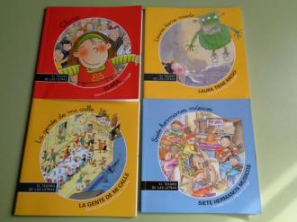 Lote 4 libros: Laura tiene miedo / Siete hermanos msicos / Clara / La gente de mi calle - Ver os detalles do produto