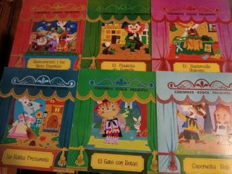 Ediciones Stock Presenta: Blancanieves y los 7 enanitos - El flautista de Hamelin - El sastrecillo valiente - La ratira presumida - El gato con botas - Caperucita roja - Ver os detalles do produto