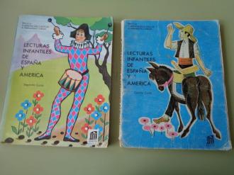 Lecturas infantiles de Espaa y Amrica. 2 libros: Segundo curso y Cuarto curso (Ed. Anaya, 1966) - Ver os detalles do produto
