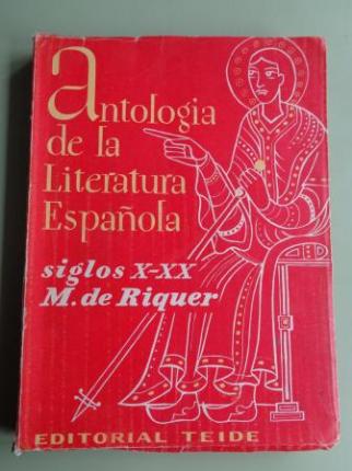 Antologa de la Literatura Espaola Siglos X-XX - Ver os detalles do produto