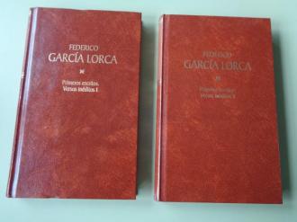 Primeros escritos. Versos inditos I y II (2 tomos) - Ver os detalles do produto