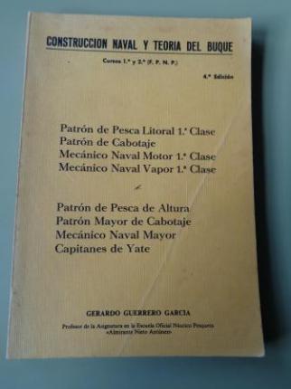 Construcci�n naval y Teor�a del buque. Cursos 1� y 2� (F. P. N. P. ) - Ver os detalles do produto