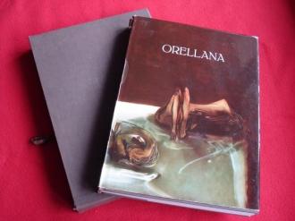 Orellana 1945-1975. Ejemplar firmado por el pintor. (Texto en espaol e italiano). En estuche de forrado en tela palma. - Ver os detalles do produto
