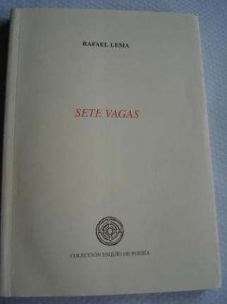 Sete vagas. Accsit XXV Premio Esquo de Poesa - Ver os detalles do produto