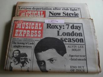 NEW MUSICAL EXPRESS. 2 NMEROS 1974.  LONDON (UK) - Ver os detalles do produto