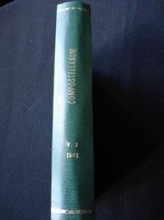 COMPOSTELLANUM. 1962 Revista de la Archidicesis de Santiago de Compostela - Ver os detalles do produto