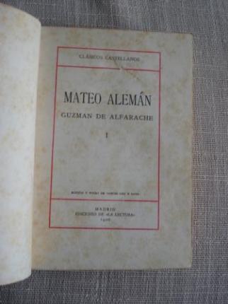 Guzmn de Alfarache. Tomo I - Ver os detalles do produto