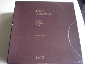 3 Volumes en estoxo da Coleccin Galicia: O oficio de vivir. A Terra / A Cidade / O Mar (Textos en galego-espaol-english) - Ver os detalles do produto