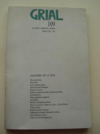 GRIAL. Nº 109. Xaneiro, febreiro, marzo 1991. Especial Alejandro de la Sota - Ver os detalles do produto