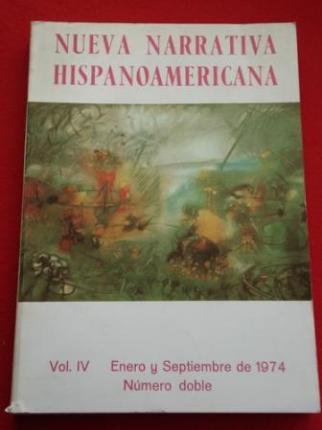 Nueva Narrativa Hispanoamericana. Vol. IV - Enero y Septiembre de 1974. Nmero doble  - Ver os detalles do produto