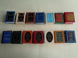 14 miniature books. 10 títulos diferentes. Novelas en inglés. 10 Novels in english - Ver os detalles do produto