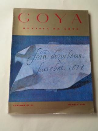 GOYA. Revista de Arte. Números 64-65. Monográfico Zurbarán. Enero-Abril, Madrid, 1965 - Ver os detalles do produto