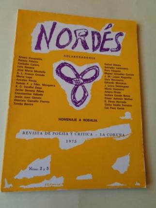NORDÉS. Revista de poesía y crítica, 1975. A Coruña, números 2 y 3. Homenaje a Rosalía - Ver os detalles do produto