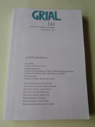 GRIAL. Revista galega de cultura. Número 144. Outubro-Novembro-Decembro, 1999. Tomo XXXVII - Ver os detalles do produto